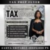 Tax Flyer Editable Tax Prep Flyer Tax Preparer