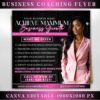 Business Coach Flyer Canva Template Consultation Flyer Entrepreneur