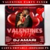 Valentines Day Party Flyer Valentines Day Flyer Valentines