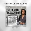 Tax Flyer Editable Tax Prep Flyer Tax Preparer - Image 3