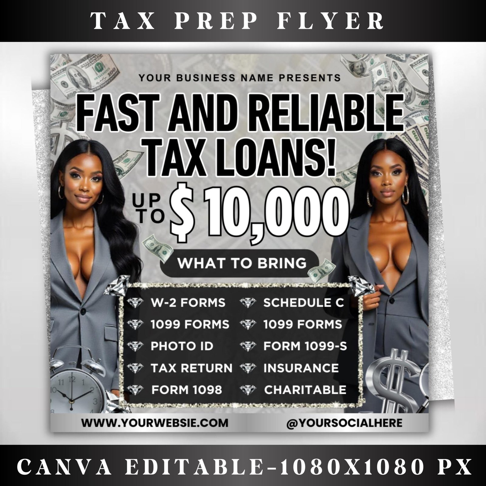 Tax Preparation Flyer Tax Flyer Tax Season Tax