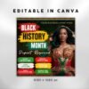 February Booking Flyer Black History Month Flyer Black - Image 3