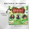 Spring Braids Booking Flyer Hair Tech Flyer March - Image 4