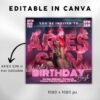 Aries Birthday Flyer Birthday Flyer Templates Girl Birthday - Image 3