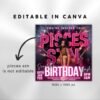 Pisces Birthday Flyer Pisces Flyer Birthday flyer Pisces - Image 3