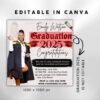 Editable Graduation Invitation Flyer Graduation Party Class Of - Image 4
