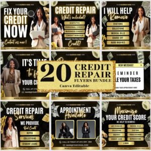 Credit Repair Bundle Credit Repair Instagram Templates Credit