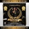 Class Of 2025 Graduation Flyer Canva Graduation Invite