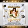 Class Of 2025 Graduation Flyer Canva Graduation Invite