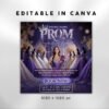 Prom Dress Flyer Purple Prom Dress Flyer Prom - Image 3