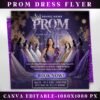 Prom Dress Flyer Purple Prom Dress Flyer Prom