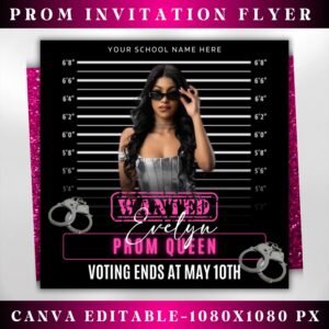 Prom Queen Flyer Prom Vote Campaign Flyer Prom