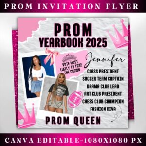 Prom Vote Campaign Flyer Prom Flyer Prom Season