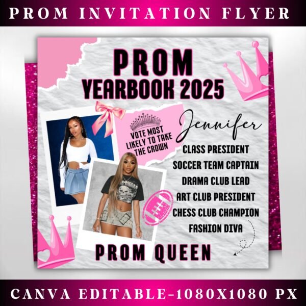 Prom Vote Campaign Flyer Prom Flyer Prom Season