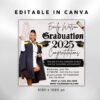 Editable Graduation Invitation Flyer Graduation Party Class Of - Image 3