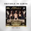 Editable Graduation Invitation Flyer Graduation Party Class Of - Image 3