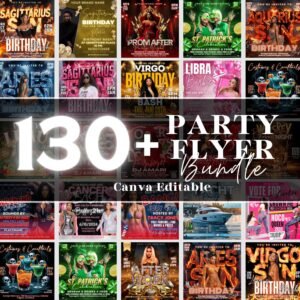 Party Flyers Bundle Club Party Flyers Night Club