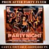 Prom After Party Flyer College School After Party
