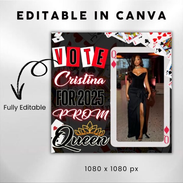 Vote Prom Queen Flyer Prom Flyer Prom Queen - Image 3