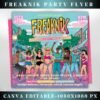Freaknik Party Flyer Pool Party Flyer Pool Mansion