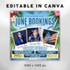 June Booking Flyer June Appointments Available DIY Summer - Image 3