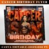 Cancer Season Party Flyer Birthday Szn Flyer Cancer