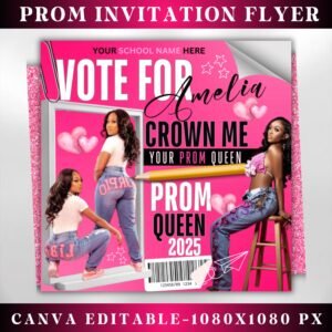 Vote Prom Queen Flyer Prom Flyer Prom Queen
