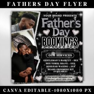 Father's Day Booking Flyer Father's Day Special Offer
