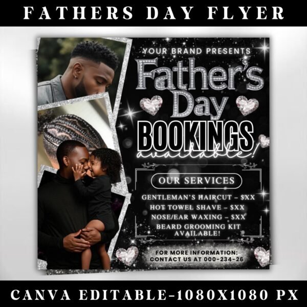 Father's Day Booking Flyer Father's Day Special Offer