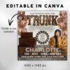 Trunk Party Flyer Graduation Party Invitation College Send - Image 3