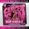 Cancer Season Party Flyer Birthday Szn Flyer Cancer