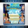 Summer Flyer Summer Hair Flyer Template Hello Summer