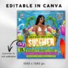 Pool Party Flyer Summer Party Flyer Summer Beach - Image 3