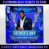 Father's Day Party Flyer Father's Day Invitation Flyer