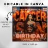 Animated Cancer Season Party Flyer Birthday Szn Flyer - Image 3