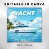 Yacht Party Flyer Summer Party Flyer Summer Beach - Image 3