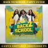 Back to School Party flyer Back 2 School