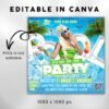 Pool Party Flyer Summer Party Flyer Summer Beach - Image 3