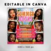Summer Flyer Summer Hair Flyer Template Hello Summer - Image 3
