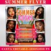 Summer Flyer Summer Hair Flyer Template Hello Summer