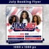 4th ofJuly Booking Flyer Appointent Available Flyer DIY