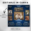 Family Reunion Flyer Family Reunion Announcement Flyer Editable - Image 3