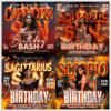 All Zodiac flyer bundle Leo Birthday Flyer All - Image 5